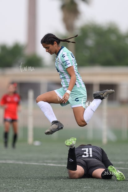 Abril Montiel, Aylin Salais | Santos Laguna vs Tijuana femenil sub 19