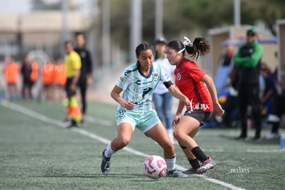 Hiromi Alaniz, Nicole Camarena | Santos Laguna vs Tijuana femenil sub 19