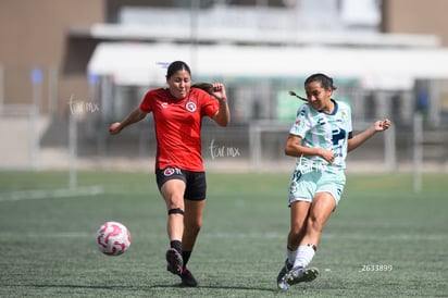 Hiromi Alaniz, Nicole Camarena | Santos Laguna vs Tijuana femenil sub 19