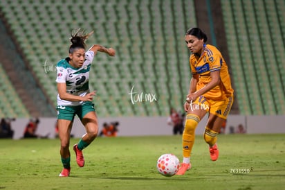 Lia Romero, Sabrina Enciso | Santos vs Tigres femenil