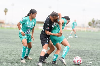 Karen Mendoza, Jennifer Escareño, Lili Rojas | Santos Laguna vs Leon sub 19