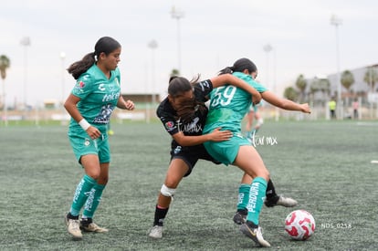 Karen Mendoza, Jennifer Escareño, Lili Rojas | Santos Laguna vs Leon sub 19