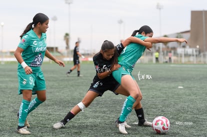 Karen Mendoza, Jennifer Escareño, Lili Rojas | Santos Laguna vs Leon sub 19