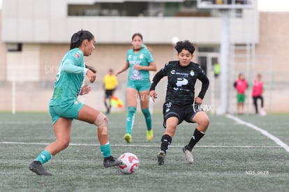 Gineva López, Renata Ayala | Santos Laguna vs Leon sub 19