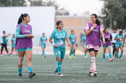 Karen Mendoza, Arely Frausto, Alexandra Mendoza | Santos Laguna vs Leon sub 19