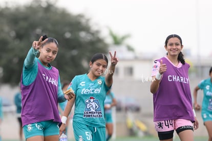 Karen Mendoza, Arely Frausto, Alexandra Mendoza | Santos Laguna vs Leon sub 19