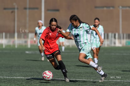 Karola Quintos, Jennifer Escareño, Jennifer Escareño, Karola | Santos Laguna vs Tijuana femenil sub 19