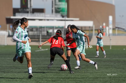 Mereli Zapata, Ailin Serna, Ana Gonzalez | Santos Laguna vs Tijuana femenil sub 19