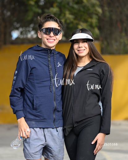 Jared Rivera, Stephany Cisneros | Carrera 5K Fundadores Ejido 6 Enero