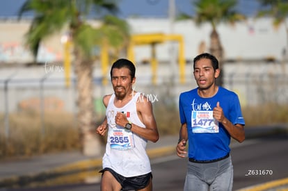 Juan Carlos Carvajal, campeón, Miguel Ángel Hernández | Carrera Chilchota 5K 10K 21K