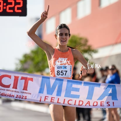 Jessica Flores, campeona 5K | Carrera Ciudad Industrial Torreón CIT 2025
