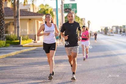 Isabel Vélez, Daniel Ortíz, bengalas | Entrenamiento rumbo al Maratón Lala 2026