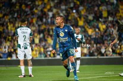 festejo de gol, Erick Sánchez | Santos Laguna vs América