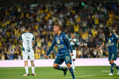 festejo de gol, Erick Sánchez | Santos Laguna vs América