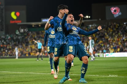 festejo de gol, Erick Sánchez | Santos Laguna vs América