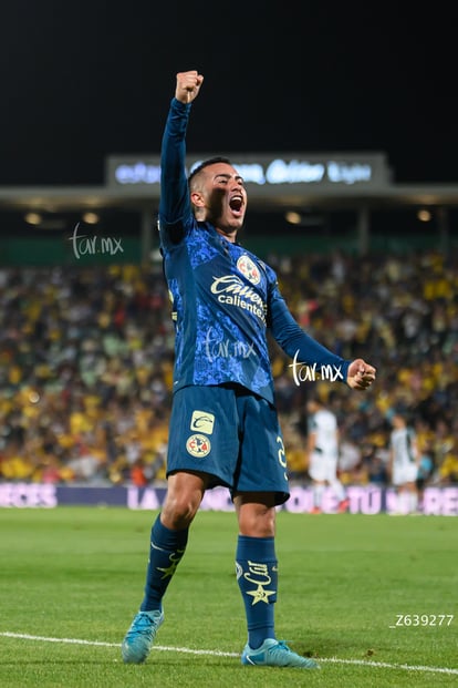 festejo de gol, Erick Sánchez | Santos Laguna vs América