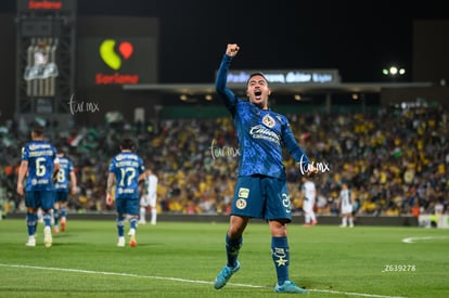 festejo de gol, Erick Sánchez | Santos Laguna vs América