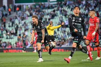 festejo gol, Bruno Barticciotto | Santos Laguna vs Atlas J8