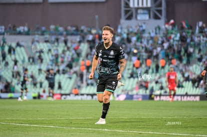 festejo gol, Bruno Barticciotto | Santos Laguna vs Atlas J8