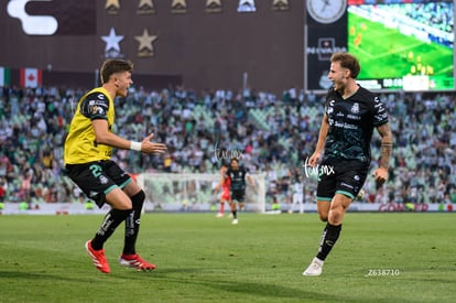 festejo gol, Bruno Barticciotto | Santos Laguna vs Atlas J8