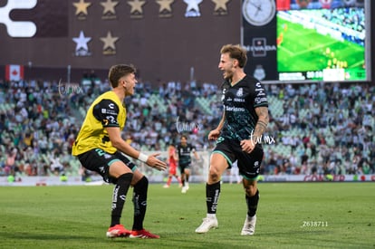 festejo gol, Bruno Barticciotto | Santos Laguna vs Atlas J8