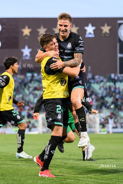 festejo gol, Bruno Barticciotto | Santos Laguna vs Atlas J8