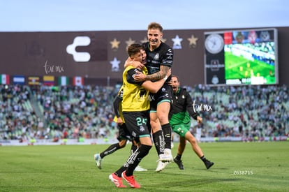 festejo gol, Bruno Barticciotto | Santos Laguna vs Atlas J8