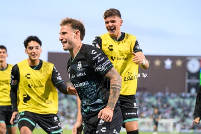 festejo gol, Bruno Barticciotto | Santos Laguna vs Atlas J8