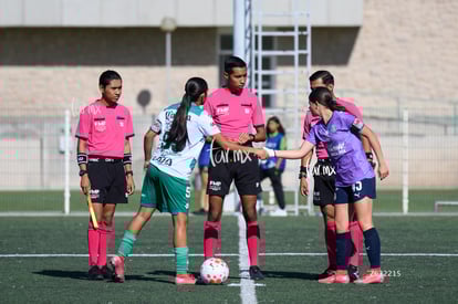 capitanas, árbitros, Victoria Escandón, Citlalli Conchas | Santos Laguna vs Chivas femenil S19