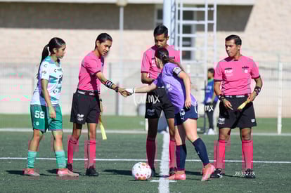 capitanas, árbitros, Victoria Escandón, Citlalli Conchas | Santos Laguna vs Chivas femenil S19