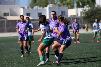 Sophia Garcia, Genoveva Rojas, Alicia Prado | Santos Laguna vs Chivas femenil S19