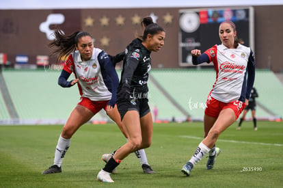 Lia Romero, Dorian Hernández, Angélica Torres | Santos Laguna vs Chivas Guadalajara femenil