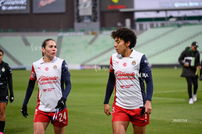 Alicia Cervantes, Casandra Montero | Santos Laguna vs Chivas Guadalajara femenil