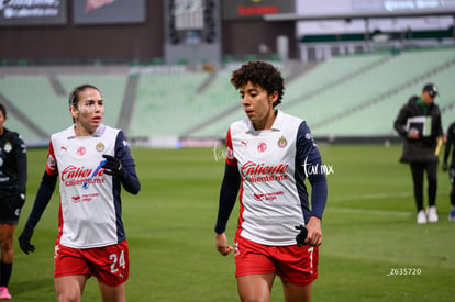 Alicia Cervantes, Casandra Montero | Santos Laguna vs Chivas Guadalajara femenil