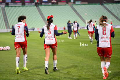 Casandra Montero, Christian Jaramillo, Damaris Godínez | Santos Laguna vs Chivas Guadalajara femenil