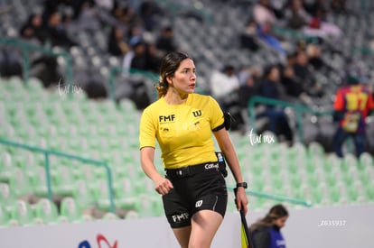 Melanie Villavicencio, árbitro | Santos Laguna vs Chivas Guadalajara femenil