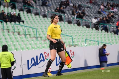 Melanie Villavicencio, árbitro | Santos Laguna vs Chivas Guadalajara femenil