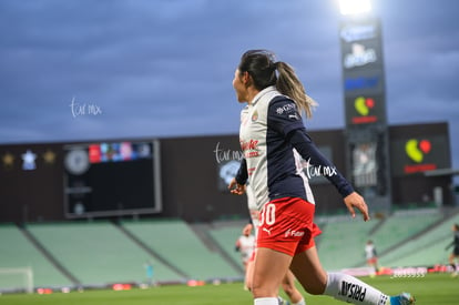 festejo de gol, Esbeydi Salazar | Santos Laguna vs Chivas Guadalajara femenil