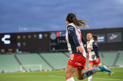 festejo de gol, Esbeydi Salazar | Santos Laguna vs Chivas Guadalajara femenil