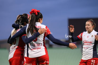 festejo de gol, Damaris Godínez | Santos Laguna vs Chivas Guadalajara femenil