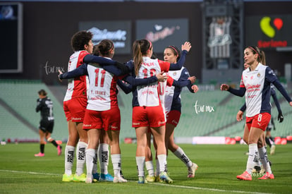 festejo de gol | Santos Laguna vs Chivas Guadalajara femenil