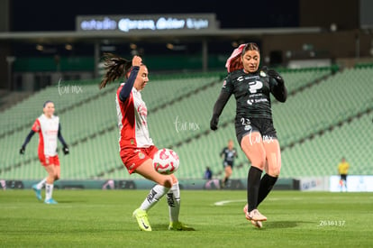 Gabriela Valenzuela, Alessandra Ramirez | Santos Laguna vs Chivas Guadalajara femenil