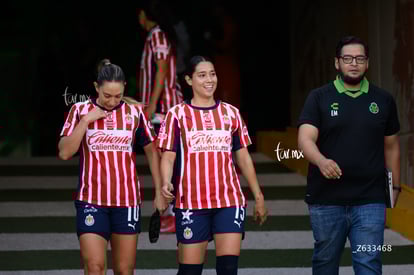 Isabela Esquivias, Adriana Iturbide | Santos Laguna vs Chivas Guadalajara