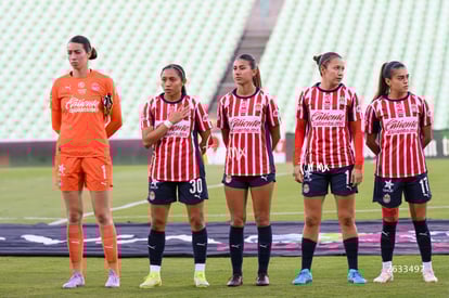 Yamile Franco, Celeste Espino, Esbeydi Salazar, Natalia Vill | Santos Laguna vs Chivas Guadalajara