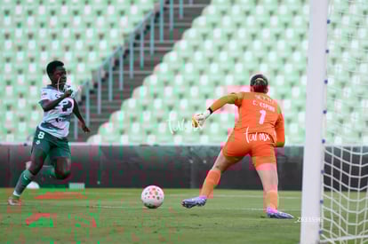 Celeste Espino, Sandra Nabweteme | Santos Laguna vs Chivas Guadalajara