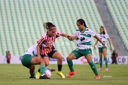 Daniela Delgado, Dania Padilla, Mayra Santana | Santos Laguna vs Chivas Guadalajara