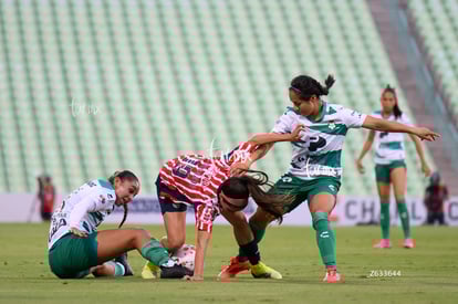 Daniela Delgado, Dania Padilla, Mayra Santana | Santos Laguna vs Chivas Guadalajara
