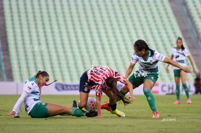 Daniela Delgado, Dania Padilla, Mayra Santana | Santos Laguna vs Chivas Guadalajara