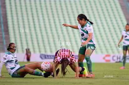 Daniela Delgado, Dania Padilla, Mayra Santana | Santos Laguna vs Chivas Guadalajara