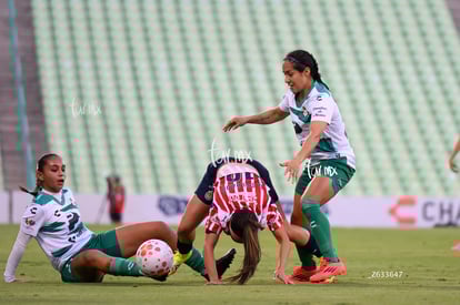 Daniela Delgado, Dania Padilla, Mayra Santana | Santos Laguna vs Chivas Guadalajara